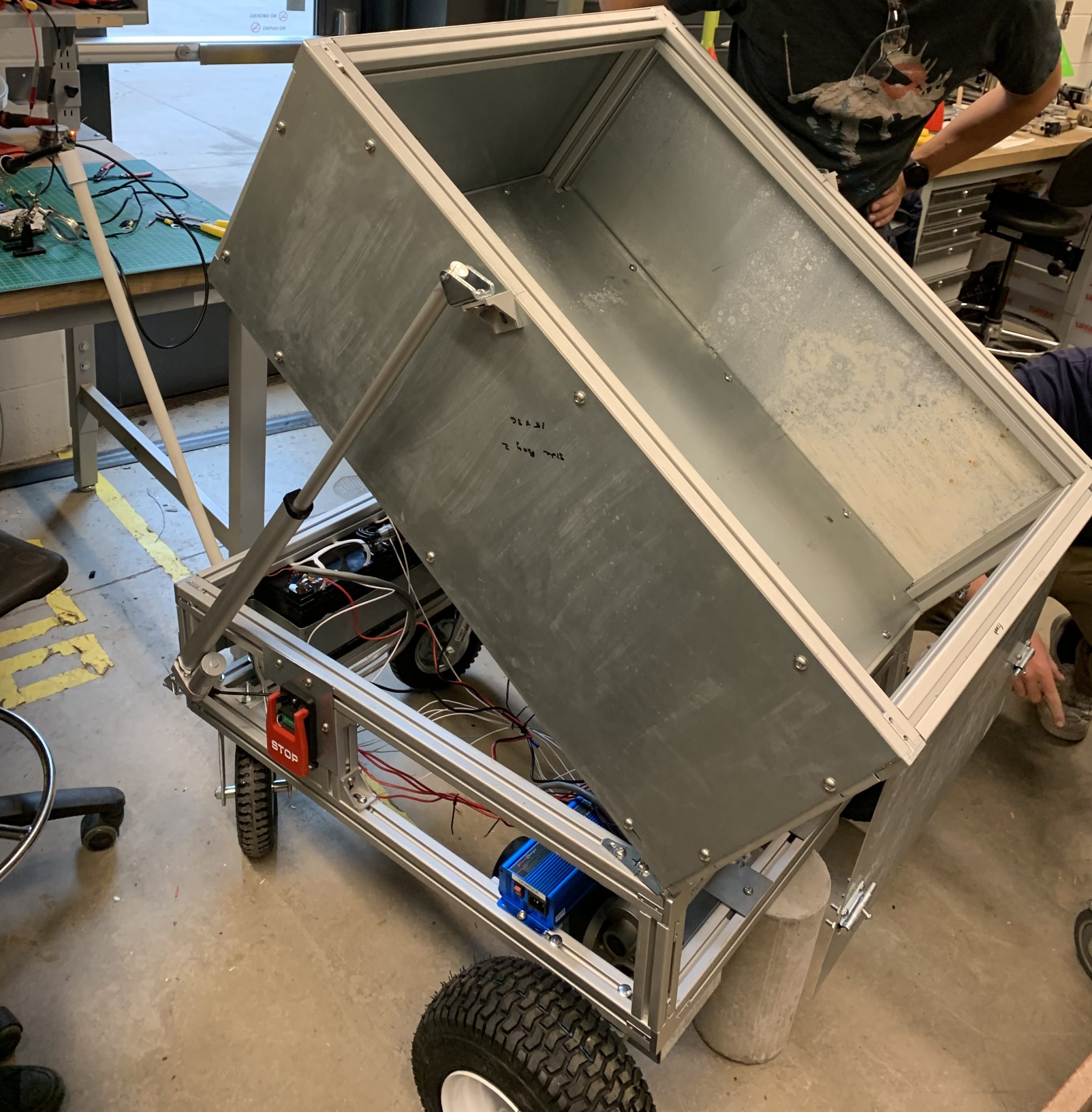 Remote Controlled Powered Wheelbarrow Capstone Senior Design