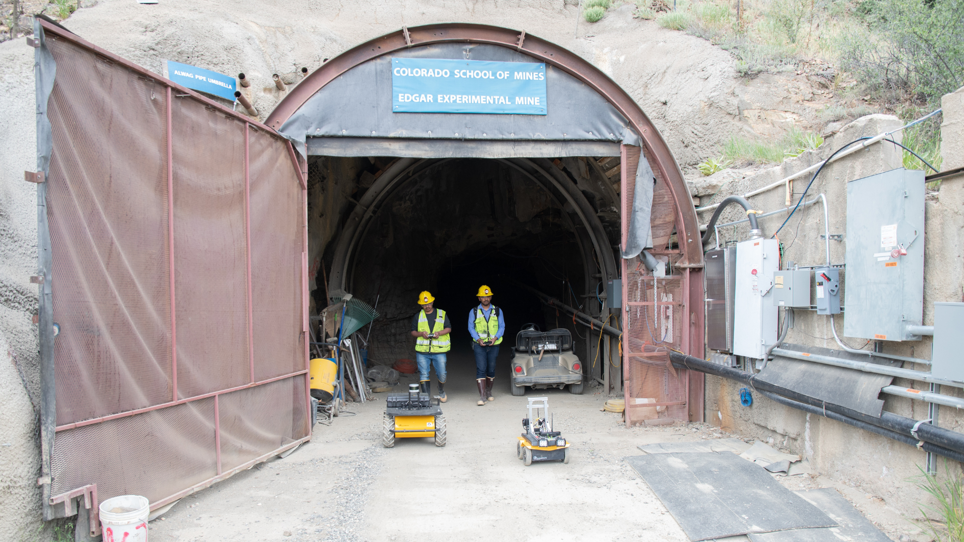 Photo of the entrance to Edgar Mine