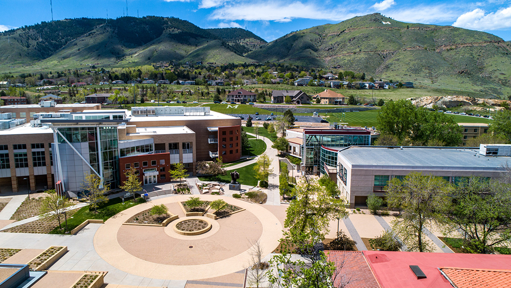 Aerial view of Mines Campus