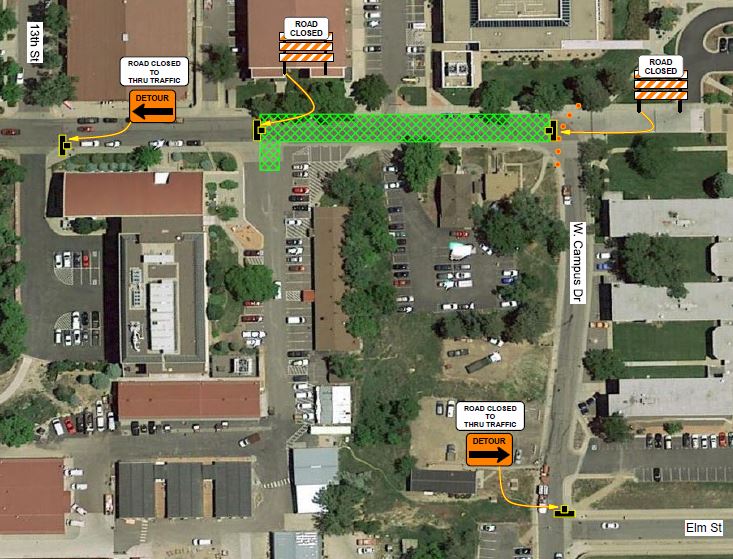 Maple Street Closure Beginning Monday, Oct. 21 - Nov. 7, 2019