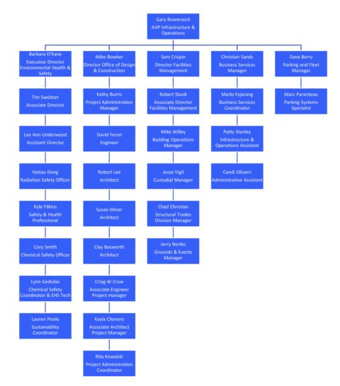 Organizational Chart - Infrastructure and Operations Division