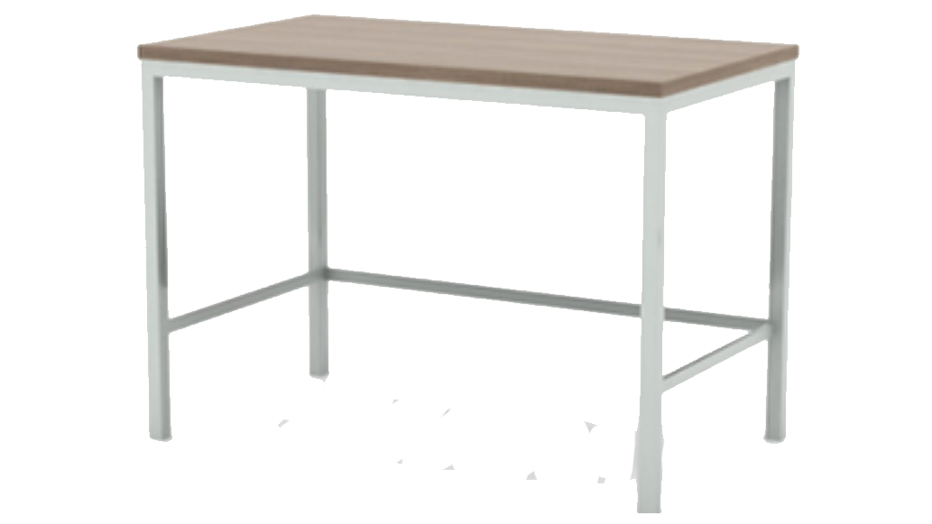 Rendering of the desk added into a fully furnished Mines Park unit