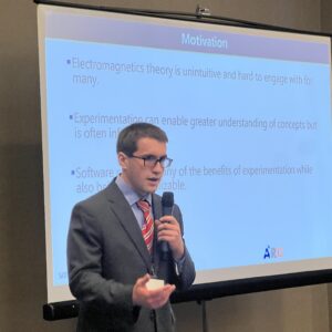 CHARLES VATH TRAVELS TO 2024 INTERNATIONAL APPLIED COMPUTATIONAL ELECTROMAGNETICS SOCIETY (ACES) SYMPOSIUM THROUGH OFFICE OF UNDERGRADUATE RESEARCH SCHOLARS TRAVEL GRANT